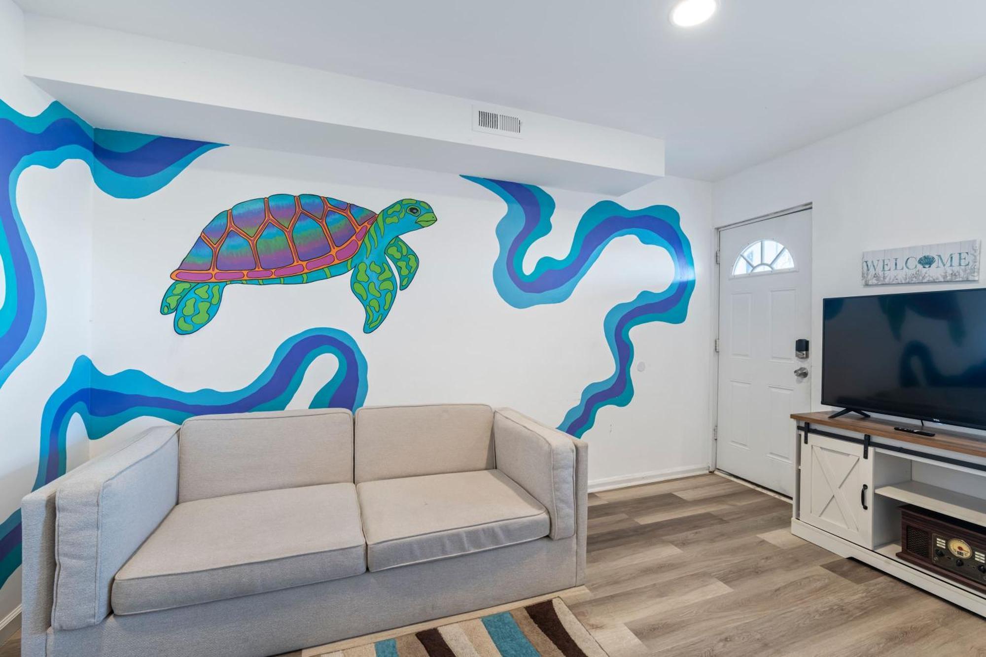 Holiday home Arcade Nook & New Sea Turtle Mural- 3br *